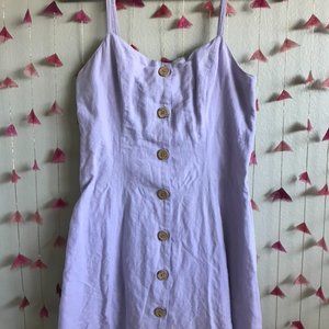 Urban Outfitters purple button front dress